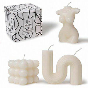 Decorative Natural Soy Wax Women Body‎ Candle